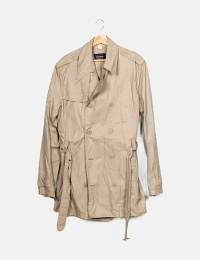 Zara Gabardina camel