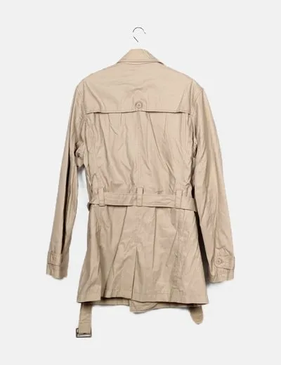 Zara Gabardina camel